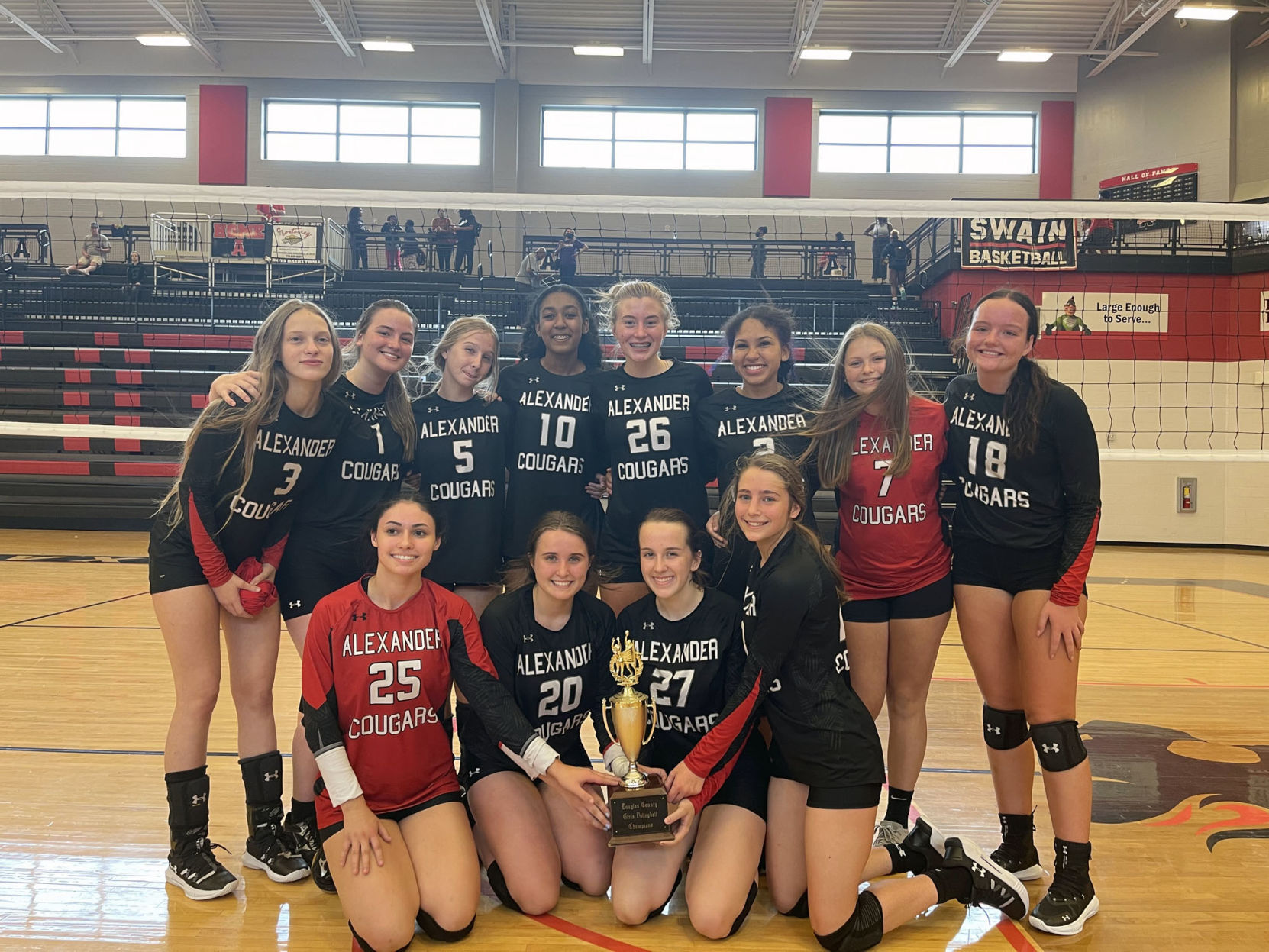 Alexander captures county volleyball title